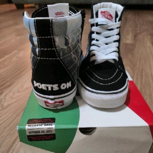 Vans Sk8 Hi Moca Frances Stark shoes (Rare) - Picture 4 of 6